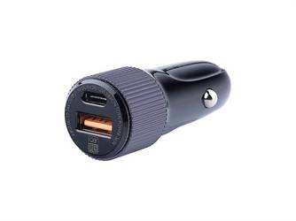 Ładowarka MYWAY 12/24V, 36W USB-C PD + QC3.0