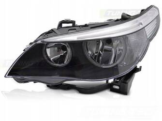 Lampa lewa reflektor black do BMW e60 e61 03-07