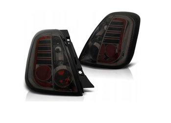 Lampy Diodowe Tylne Fiat 500 07- Smoke Led Nowe