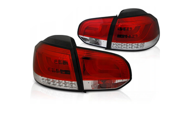 Lampy Diodowe Vw Golf Vi 6 08-12 Red White Led Bar