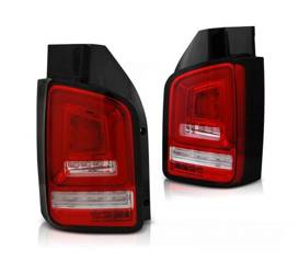 Lampy Diodowe Vw T5 10-15 Red White Full Led Dts