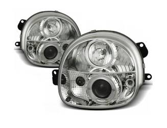 Lampy Reflektory Renault Twingo 93-98 Ringi Chrome