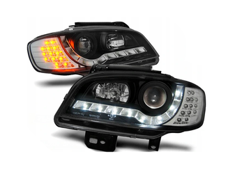 Lampy Seat Ibiza Cordoba 99-02 Black Kierunek Led