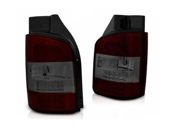 Lampy Tylne Diodowe Vw T5 03-09 Red Smoke Led