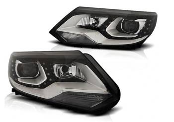 Lampy Vw Tiguan 2011- daylight led drl black depo