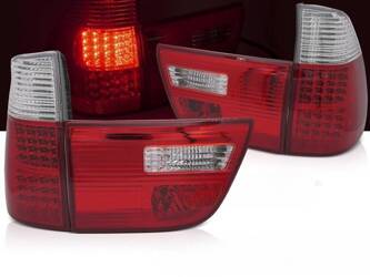 Lampy diodowe RED-WHITE LED do BMW X5 E53 99-03