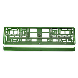 Ramka tablicy rejestracyjnej metalizowana zielona AMIO-71457/01170Z