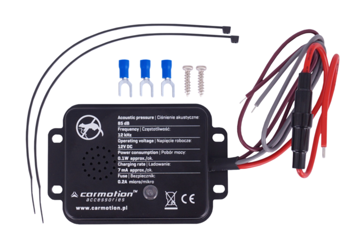 Samochodowy odstraszacz gryzoni, akustyczny, 12V
