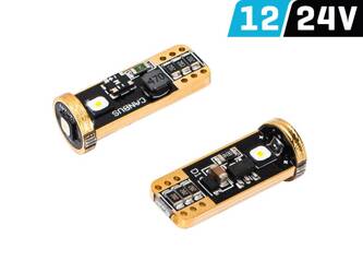 Żarówka VISION W5W (T10) 12/24V 3x 3838 SMD LED, CANBUS, biała, 2 szt.