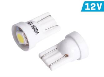 Żarówka VISION W5W (T10) 12V 1x 5050 SMD LED, biała, 1 szt.