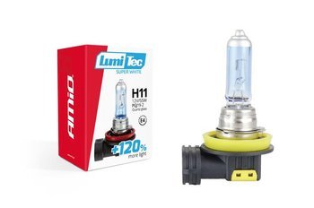 Żarówka halogenowa H11 12V 55W LumiTec Super White +120% AMIO-02139