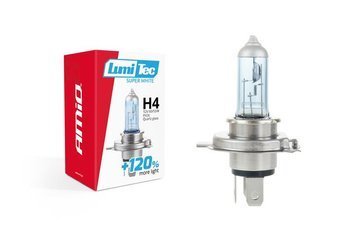 Żarówka halogenowa H4 12V 60/55W LumiTec Super White +120% AMIO-02137