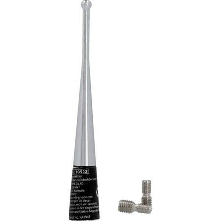 ANTENA ALUMINIOWA 10 cm, SREBRNA