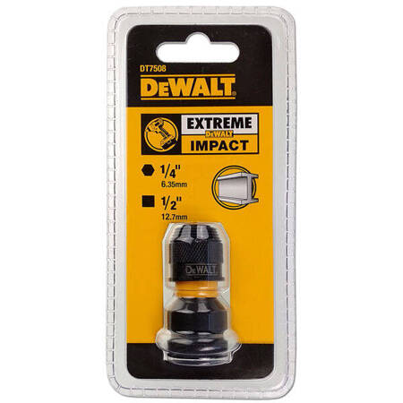 Adapter 1/2" F x F 1/4 na bity udarowe DeWalt