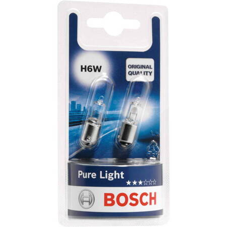 BOSCH ŻARÓWKI H6W PureLight, 2 szt.