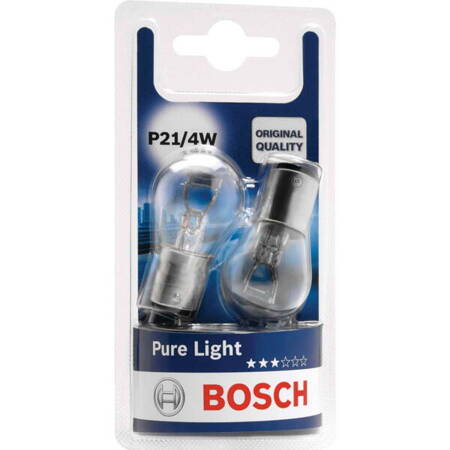 BOSCH ŻARÓWKI P21/4W PureLight, 2 szt.