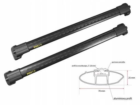 Bagażnik dachowy relingi BMW X3 F25 2010-2017