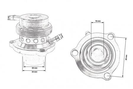 Blow Off TurboWorks Audi A1/A3 VW Golf Polo 1.4T EA111