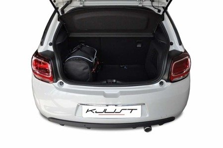 CITROEN DS3 HATCHBACK 2009-2016 TORBY DO BAGAŻNIKA 3 SZT