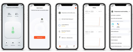 Czujnik temperatury wilgotności ZigBee TUYA LCD
