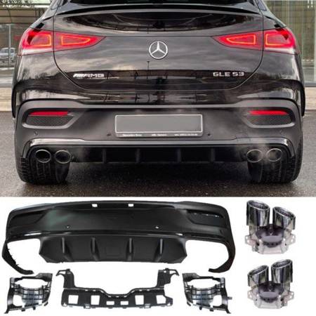 DYFUZOR MERCEDES C167 GLE COUPE CHROM 53 AMG LOOK