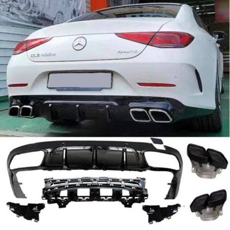 DYFUZOR MERCEDES X257 C257 CLS BLACK 63 AMG DESIGN