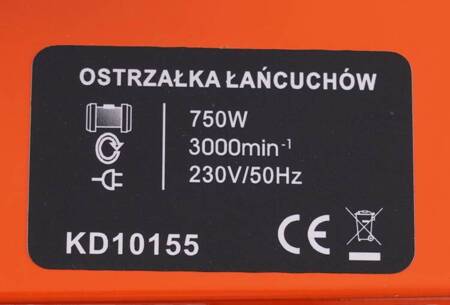 Elektryczna ostrzałka do łańcuchów 750W KD10155