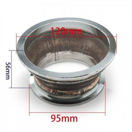 Flansza redukcyjna 4" V-Band na 3" V-Band