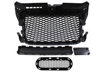 GRILL AUDI A3 8P RS-STYLE BRIGHT BLACK (09-12)