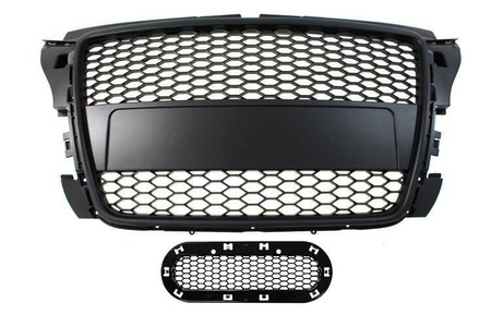 GRILL AUDI A3 8P RS-STYLE GLOSS BLACK (07-12)