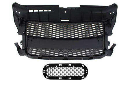 GRILL AUDI A3 8P RS-STYLE GLOSS BLACK (07-12)