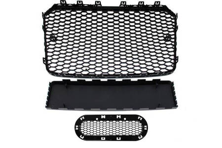 GRILL AUDI A5 8T RS-STYLE BRIGHT BLACK (13-16) PDC