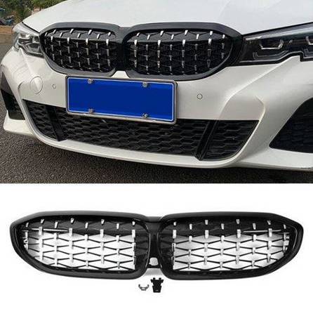 GRILL BMW 3ER G20 G21 19-20 DIAMANT CHROM BLACK