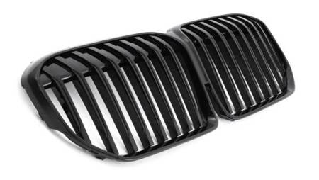 GRILL BMW 7 G11 G12 03/19- GLOSSY BLACK DOUBLE