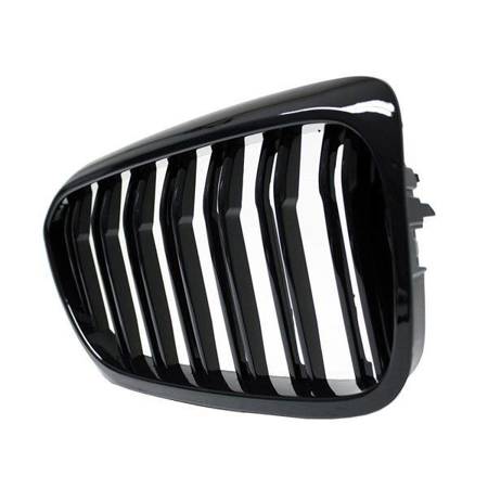 GRILL BMW G30 G31 17- CZARNY POŁSYSK