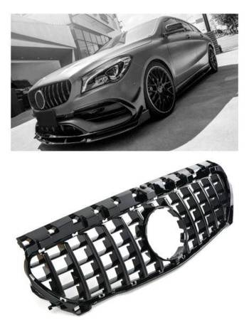 GRILL MERCEDES C117 CLA 13-19  BLACK PANAMERICANA