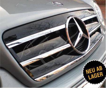 GRILL MERCEDES C208 A208 CLK BLACK CHROM AMG LOOK