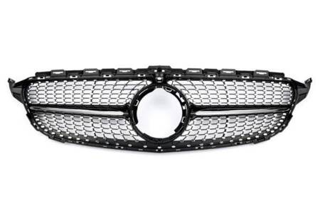 GRILL MERCEDES W205 18-21 KAMERA 360 DIAMANT