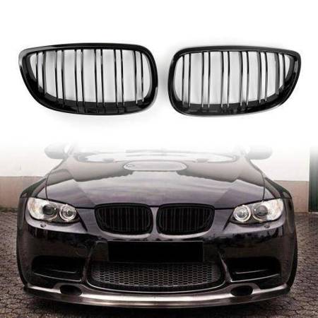 GRILL (NERKI) BMW E92 E93 10-13 CZARNY POŁSYK M3