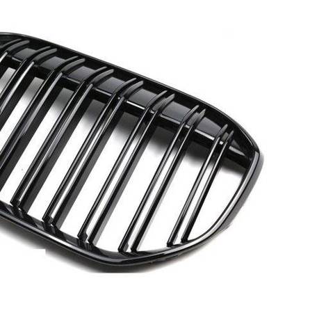 GRILL (NERKI) BMW G11 G12 LCI DOUBLE LINE GLOSSY BLACK