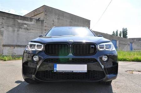 GRILL (NERKI) BMW X6 (F16) X6M F15 15- CZARNY POŁ.