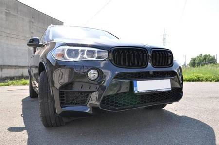 GRILL (NERKI) BMW X6 (F16) X6M F15 15- CZARNY POŁ.