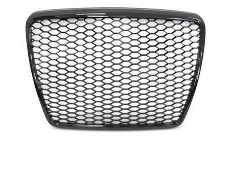 GRILL SPORT GLOSSY BLACK PDC AUDI A6 C6 09-11