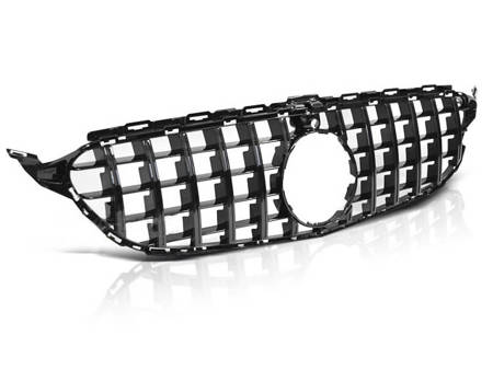 GRILLE SPORT GLOSSY BLACK MERCEDES W205 14-18