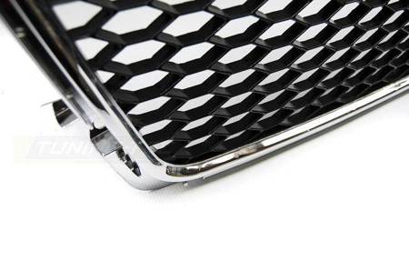 Grill Audi A4 B8 08-11 chrome rs-style