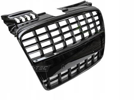 Grill atrapa Audi A4 B7 04-08 S8 LOOK GLOSSY BLACK