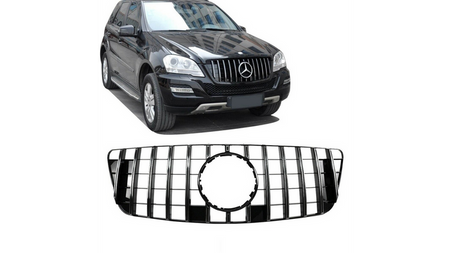 Grill sportowy GT Chrome & Black MERCEDES M-Class W164 Facelift 2008-2011