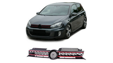 Grill sportowy Red Strip VW GOLF VI 2008-2012