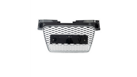 Grill sportowy Silver Matt & Gloss Black AUDI TT 2006-2014