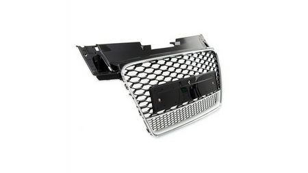 Grill sportowy Silver Matt & Gloss Black AUDI TT 2006-2014